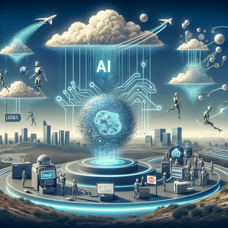 Banner for May 2025: AI Shakeups with Agentic Innovations, SaaS Shifts, and Tech Layoffs