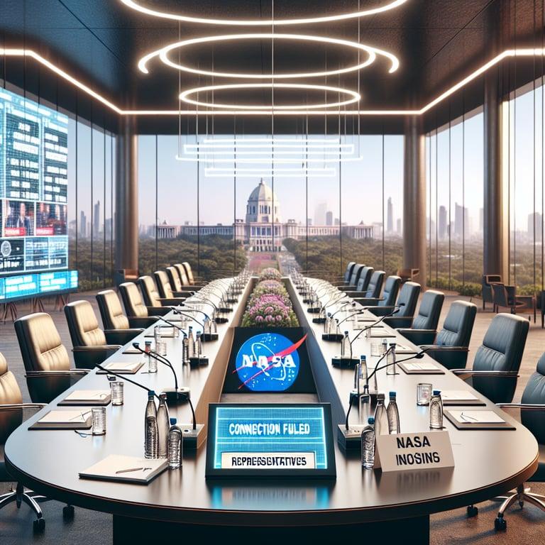 Banner for NASA Delegates Forced to Skip Delhi Meet - Technical Glitch or Political Hiccups?
