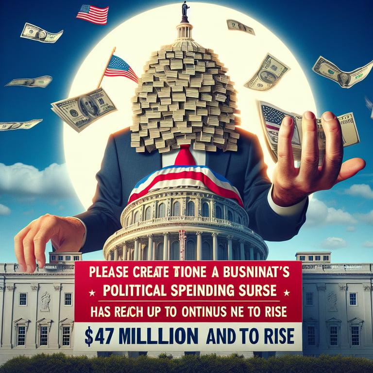 Banner for Elon Musk's Mighty Political Spending Surge: $47 Million and Counting!