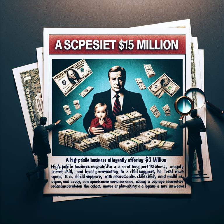 Banner for Elon Musk's Alleged $15 Million Offer: Secret Son, Child Support Drama, and Legal Scramble