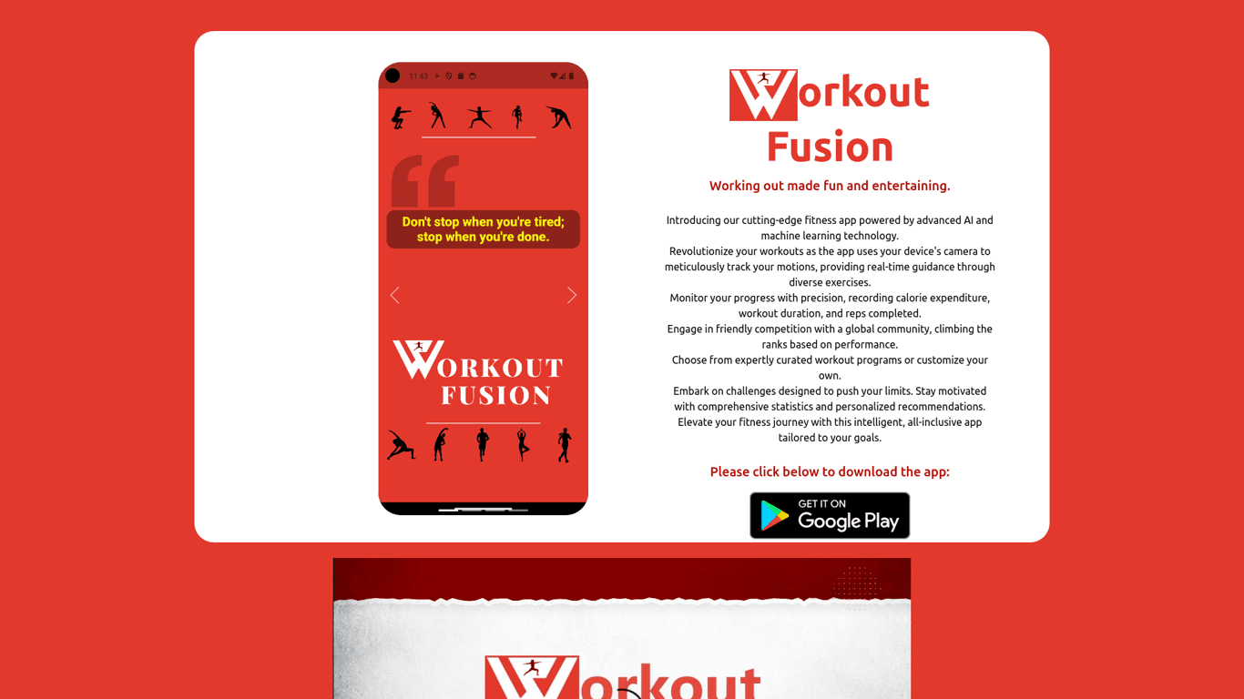 Workout Fusion screenshot