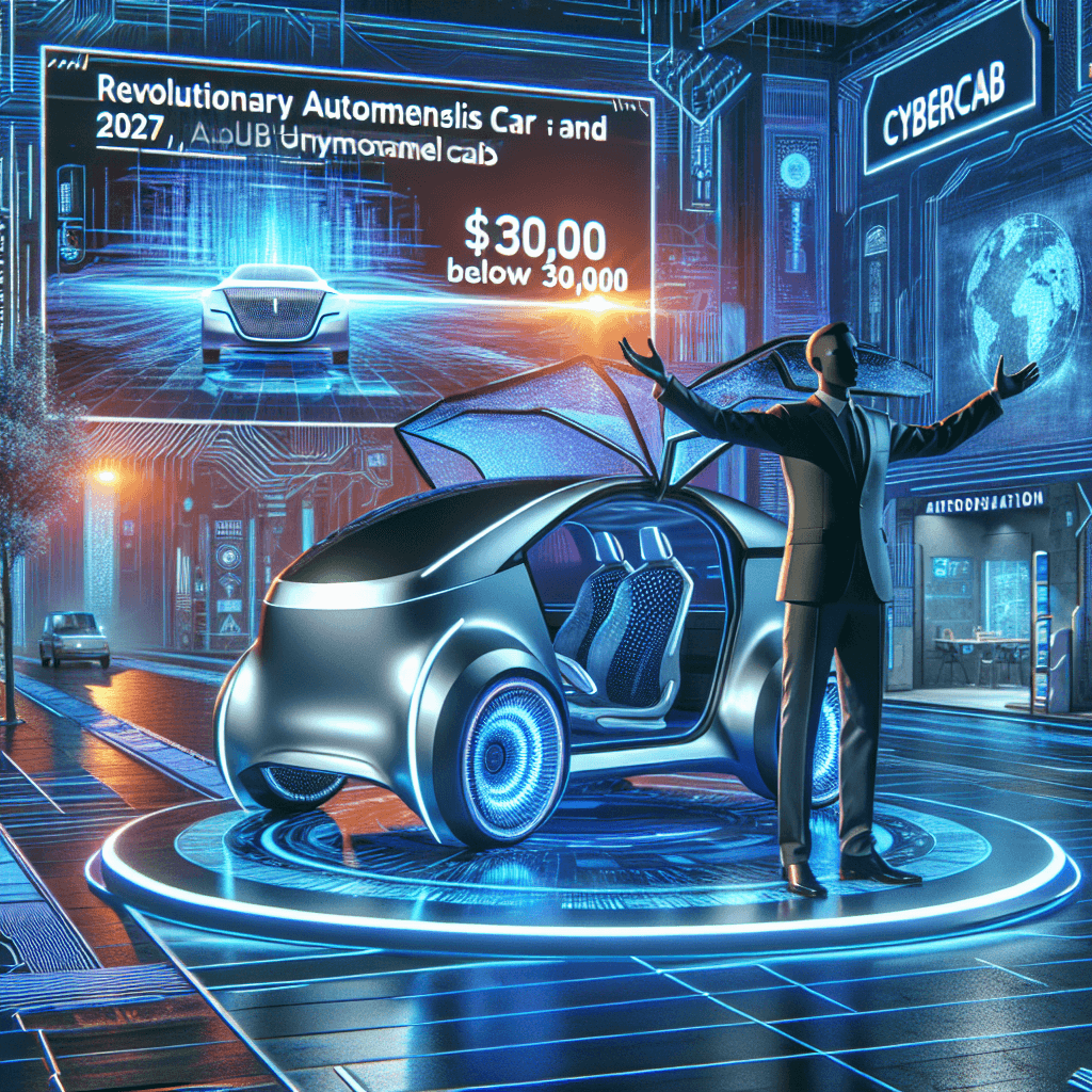 Elon Musk Unveils Tesla's Cybercab: A Sub-$30,000 Autonomous Dream by 2027