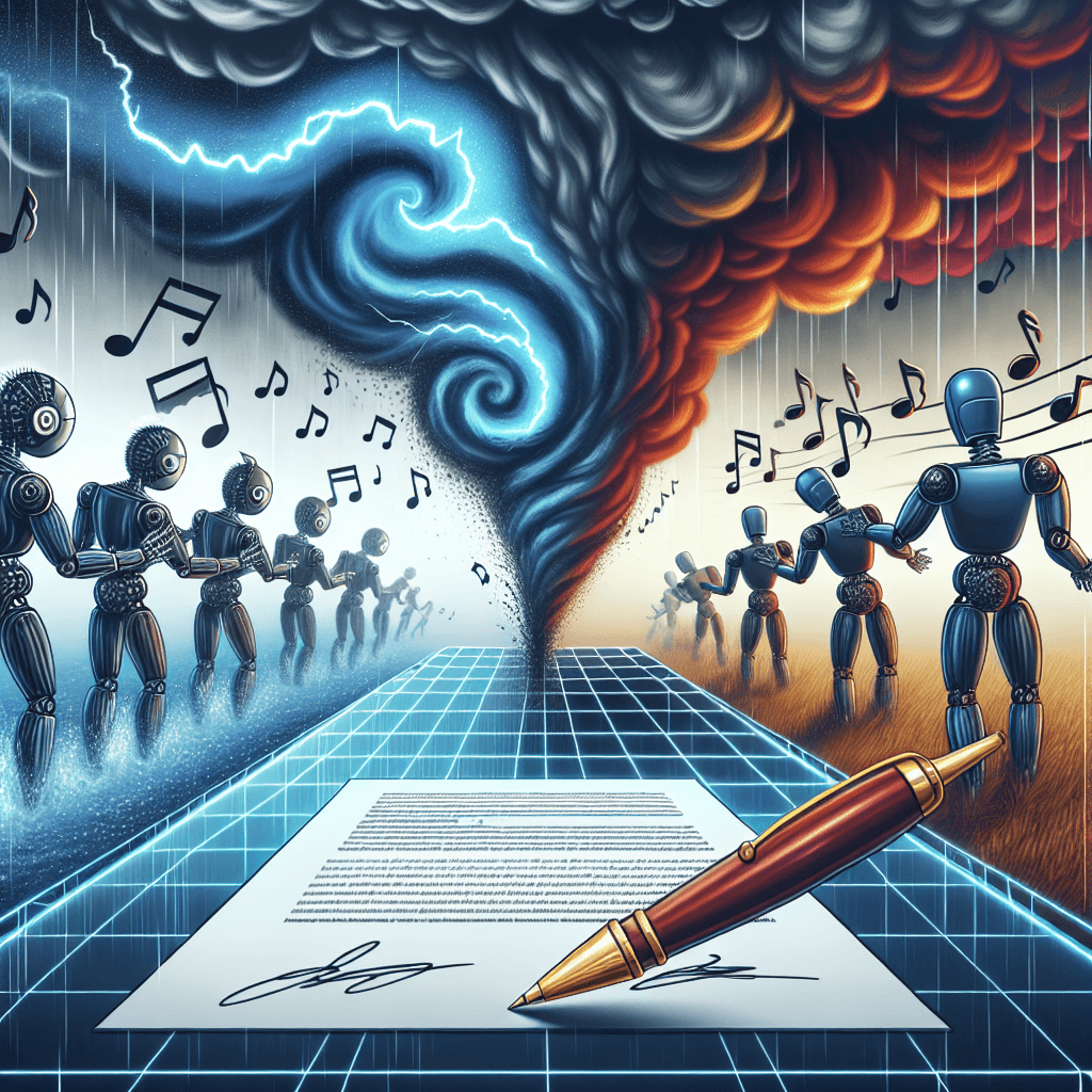 Anthropic & Music Publishers Reach Guardrails Agreement Amidst AI Copyright Controversy
