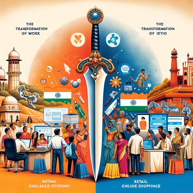 Banner for AI's Double-Edged Sword: Transforming Work and Retail in India