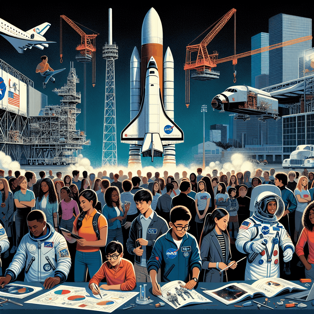 Banner for Houston Students Soar: NASA-Backed Spacecraft Launch Program Takes Off