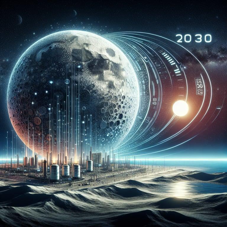 Banner for NASA's Bold Lunar Leap: Nuclear Reactors on the Moon by 2030!