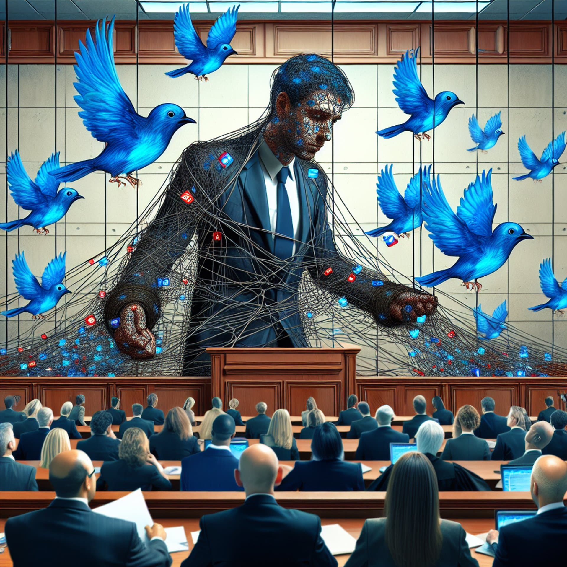 Banner for Elon Musk's Twitter Tweet Tangle: Jury Rules Against the Tweet King