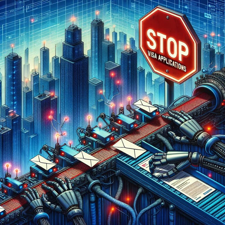 Tech Giants Hit the Brakes on H-1B Visa Applications