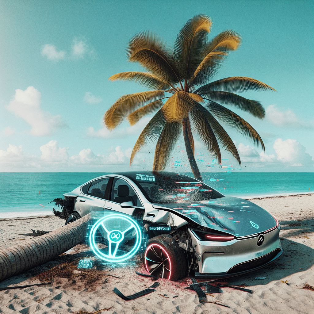Tesla Crashes into Palm Tree: Autopilot Under Fire Again in Miami Beach Incident
