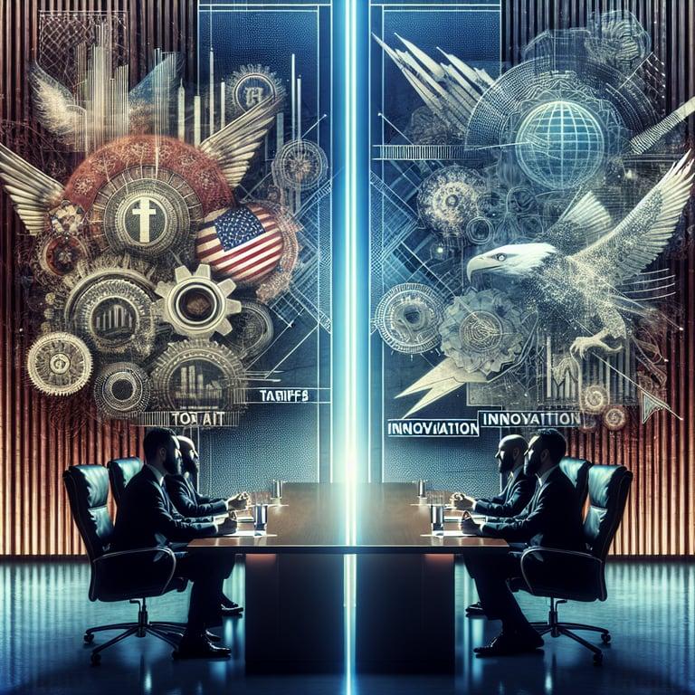 Banner for Mark Cuban Challenges Elon Musk: Tariffs or Innovation?