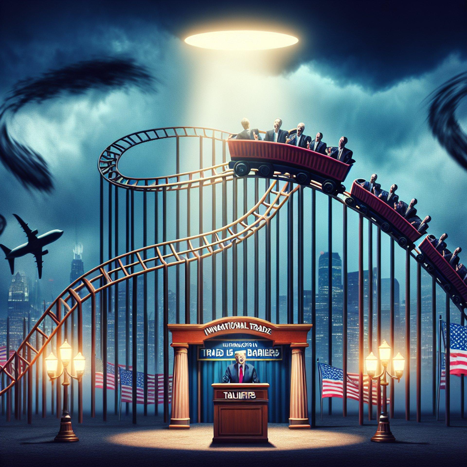 Banner for Tesla's Rollercoaster: Stock Sinks Amid Tariff Tensions and Musk's Political Drama