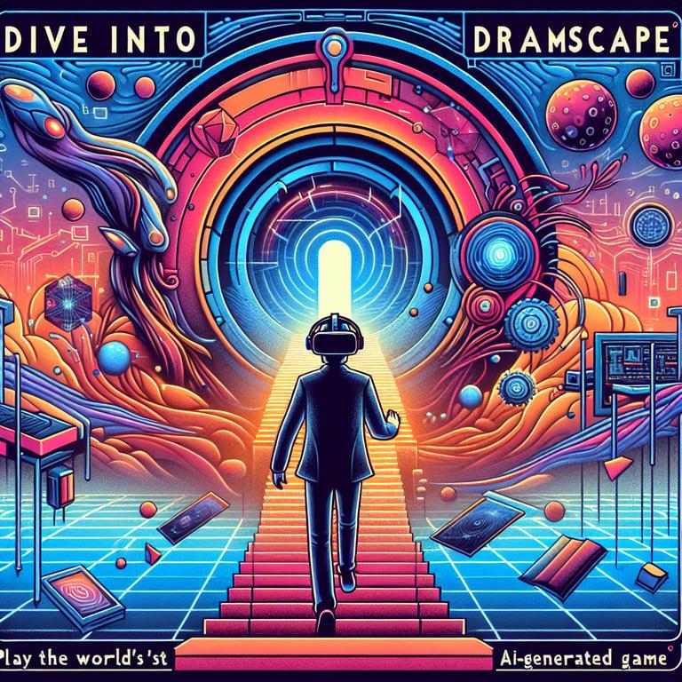 Banner for Dive Into the Dreamscape: Play the World's First AI-Generated Game Online Now!