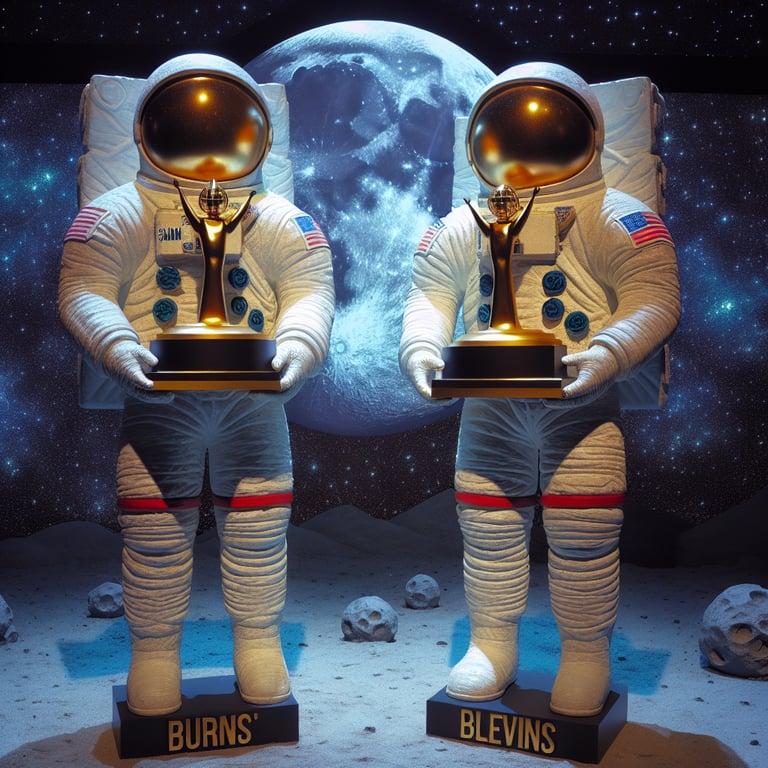 Banner for NASA Giants: Burns & Blevins Land Prestigious Sammies for Space Triumphs!
