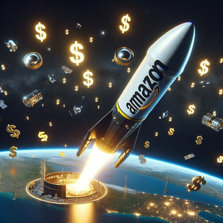 Banner for Amazon Eyes $8.8 Billion Satellite Acquisition: Could It Blast Off Beyond Starlink?