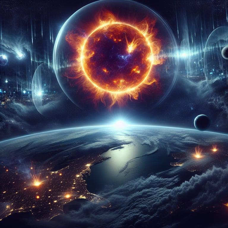 Banner for Space Weather: Are We Prepared for the Worst Solar Storms?