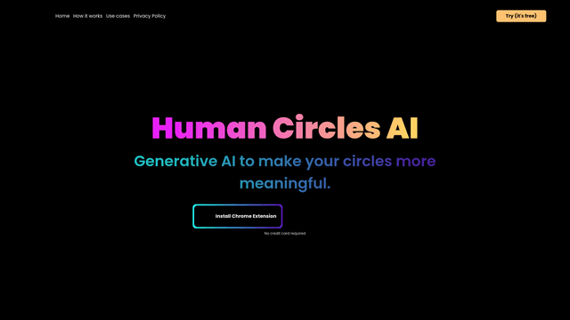 Thumbnail image for Human Circles AI