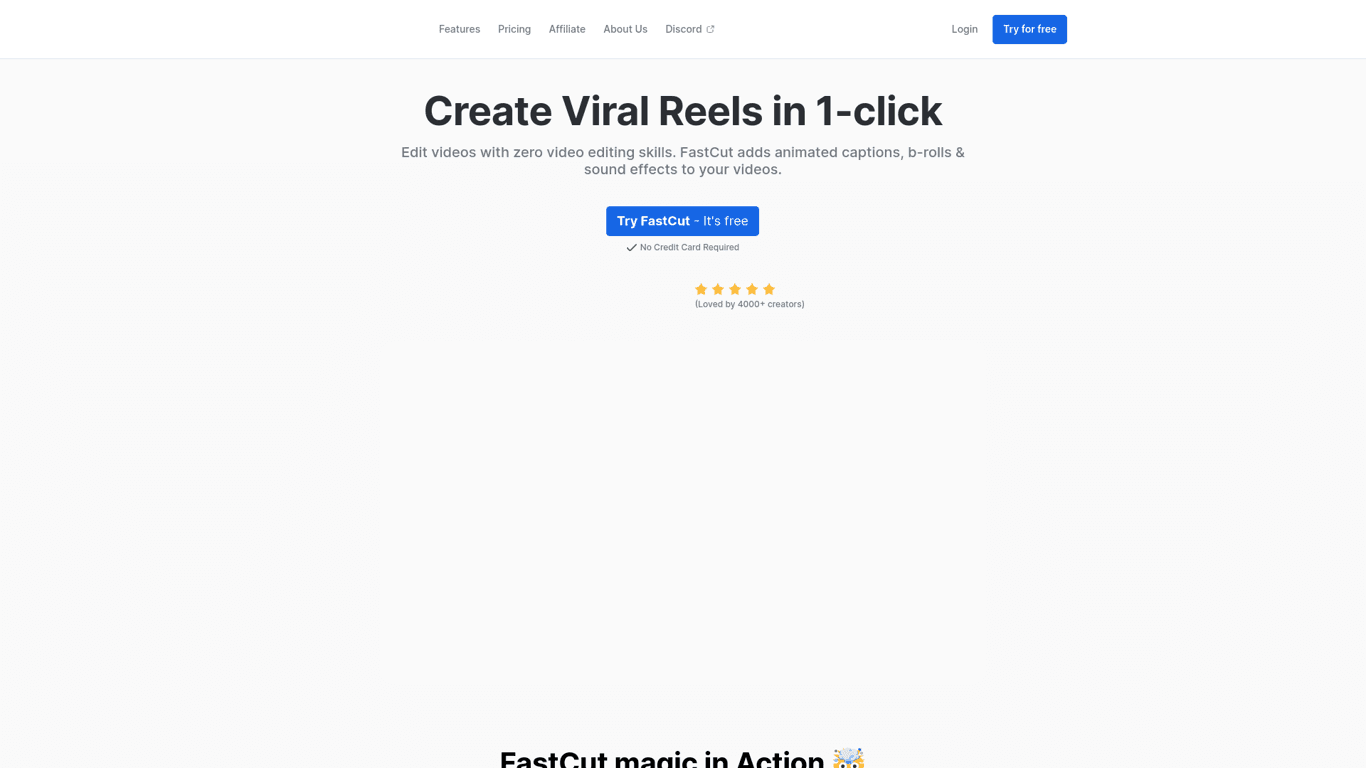 FastCut screenshot