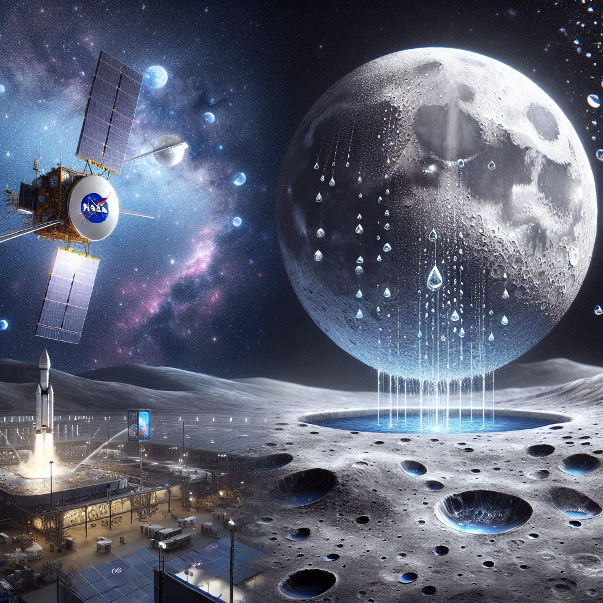 Banner for NASA's Lunar Trailblazer: Uncovering the Moon's Watery Secrets!