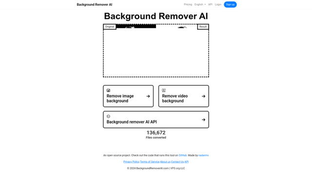 Thumbnail image for Background remover AI