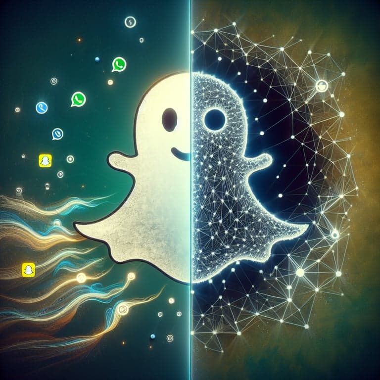 Snapchat's My AI vs. Meta AI on WhatsApp: The New AI Rivalry in Messaging Apps