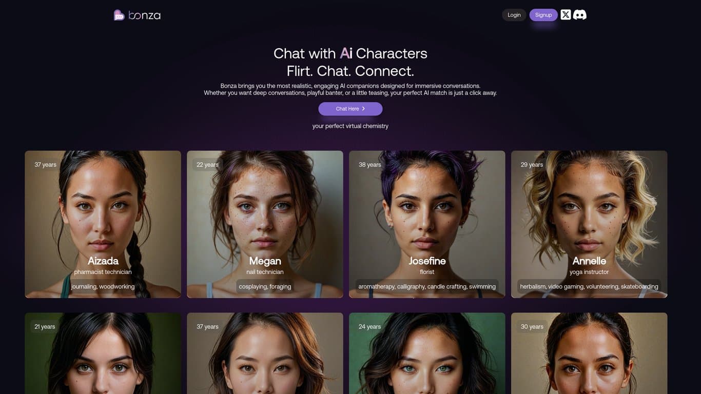 Bonza.Chat screenshot