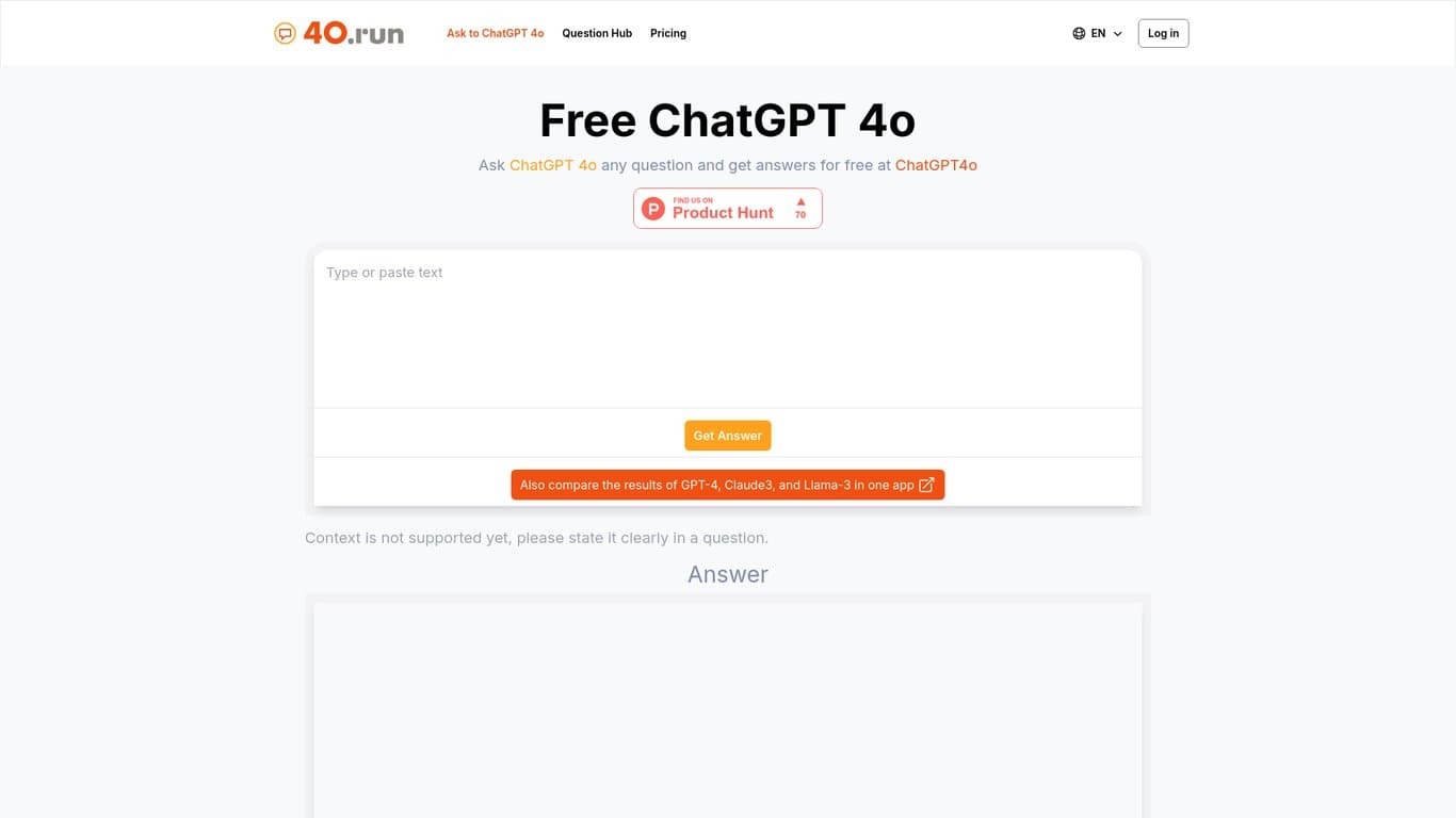 ChatGPT4o.ai screenshot