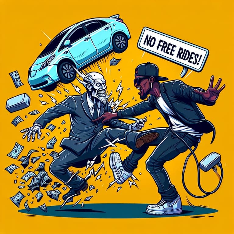 Banner for Elon Musk and Snoop Dogg's Tesla Tussle: No Free Rides!