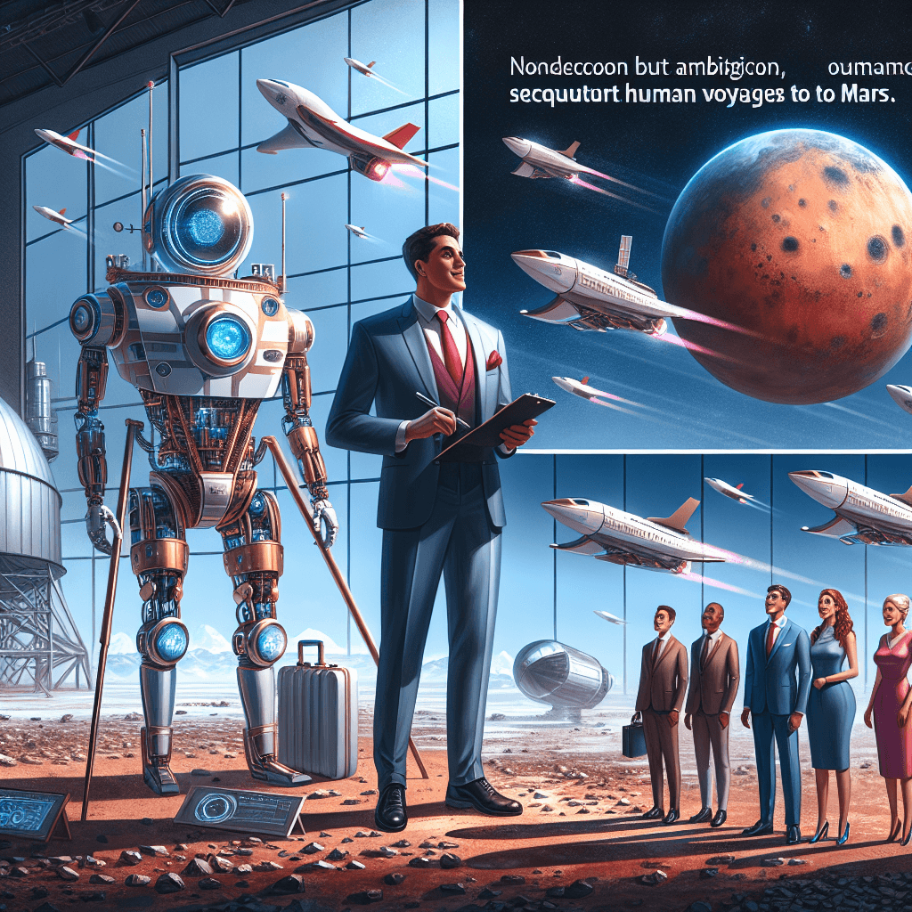 Banner for Elon Musk Eyes Mars: Ambitious Plans for a 2026 Robotic Mission Followed by Human Voyages