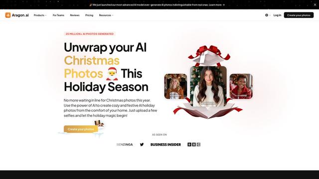 Thumbnail image for AI Christmas Photo Generator