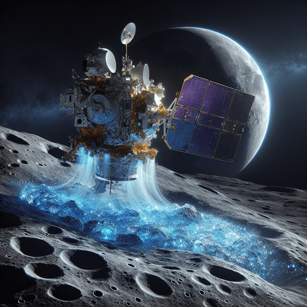 Banner for NASA's Lunar Trailblazer: Mapping the Hidden Water Ice on the Moon!