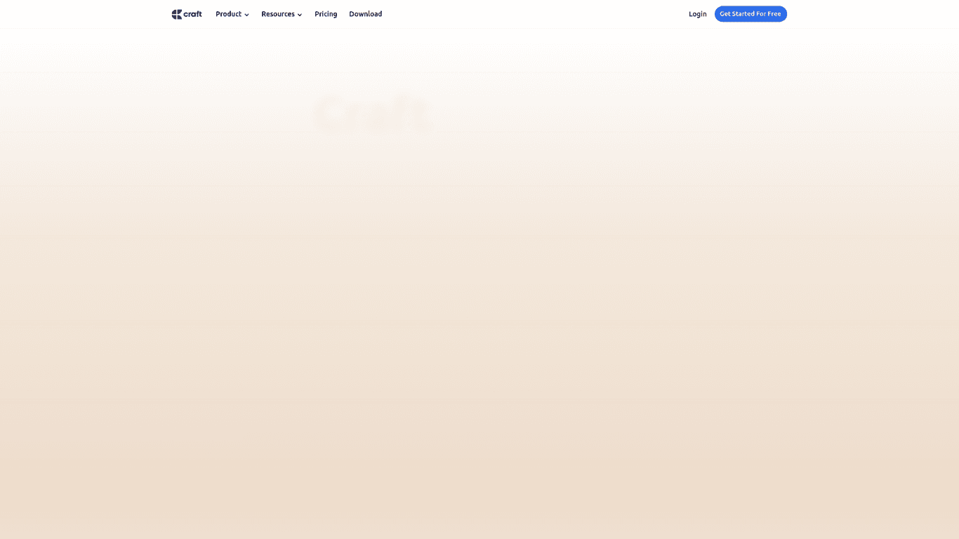 Craft screenshot