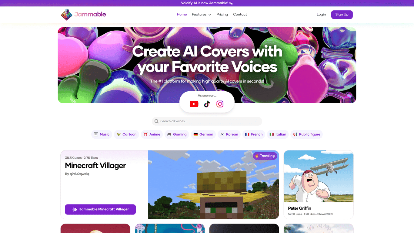 Voicify screenshot
