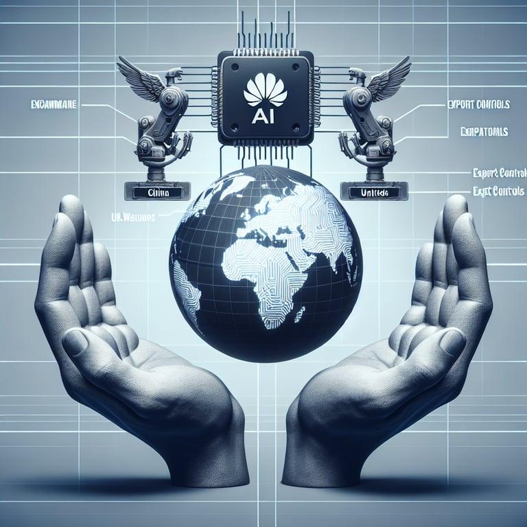 Banner for Tech Tensions Escalate: China Slams U.S. Export Controls in Huawei AI Chip Row