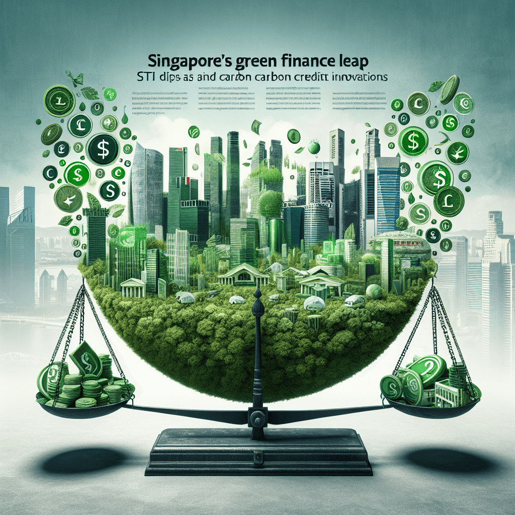 Singapore's Green Finance Leap: STI Dips Amid Carbon Credit Innovations