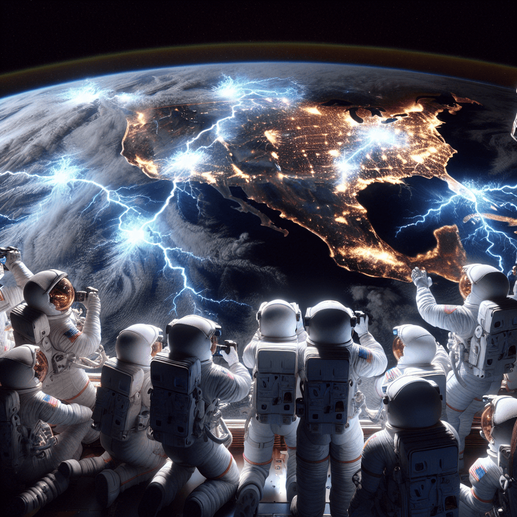 NASA Astronauts Capture Breathtaking Lightning Shows Over the US