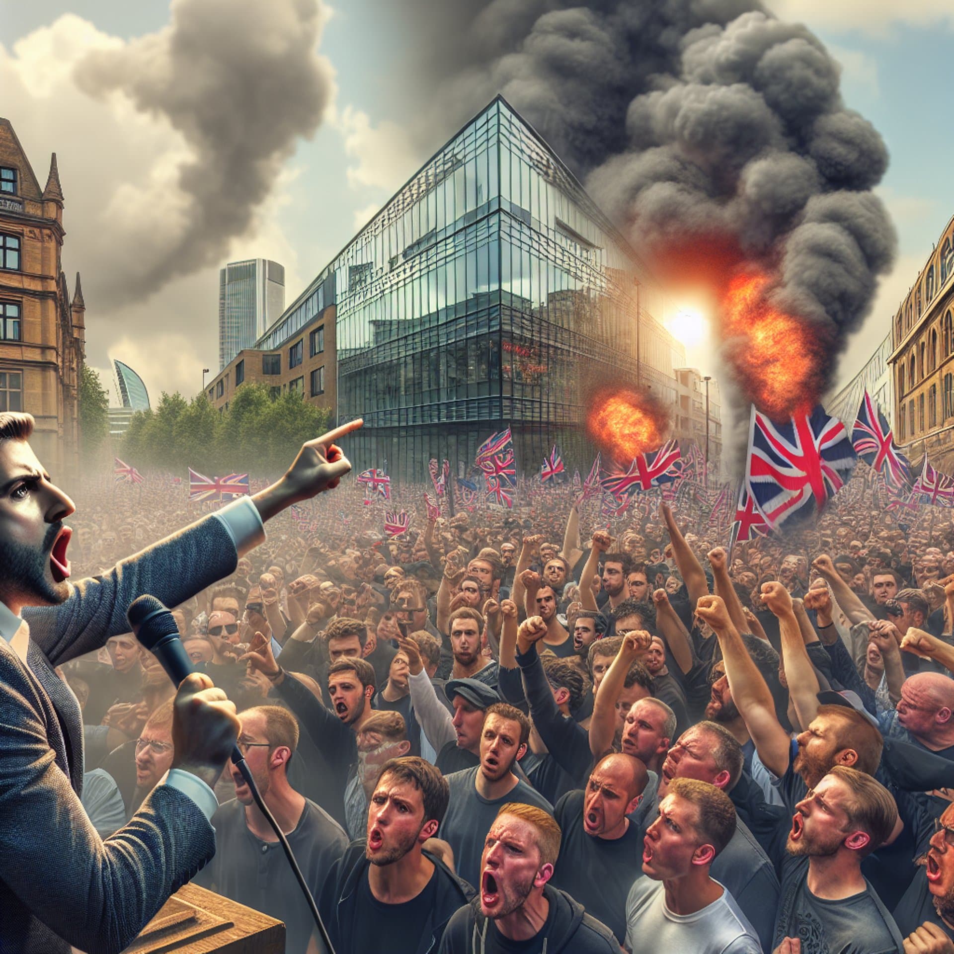 Elon Musk Sparks Outrage with Controversial Comments at Anti-Migrant Rally in UK