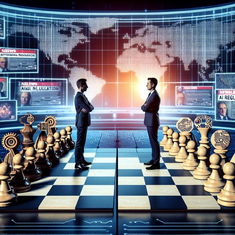 Banner for Trump vs. Biden: The AI Regulation Showdown