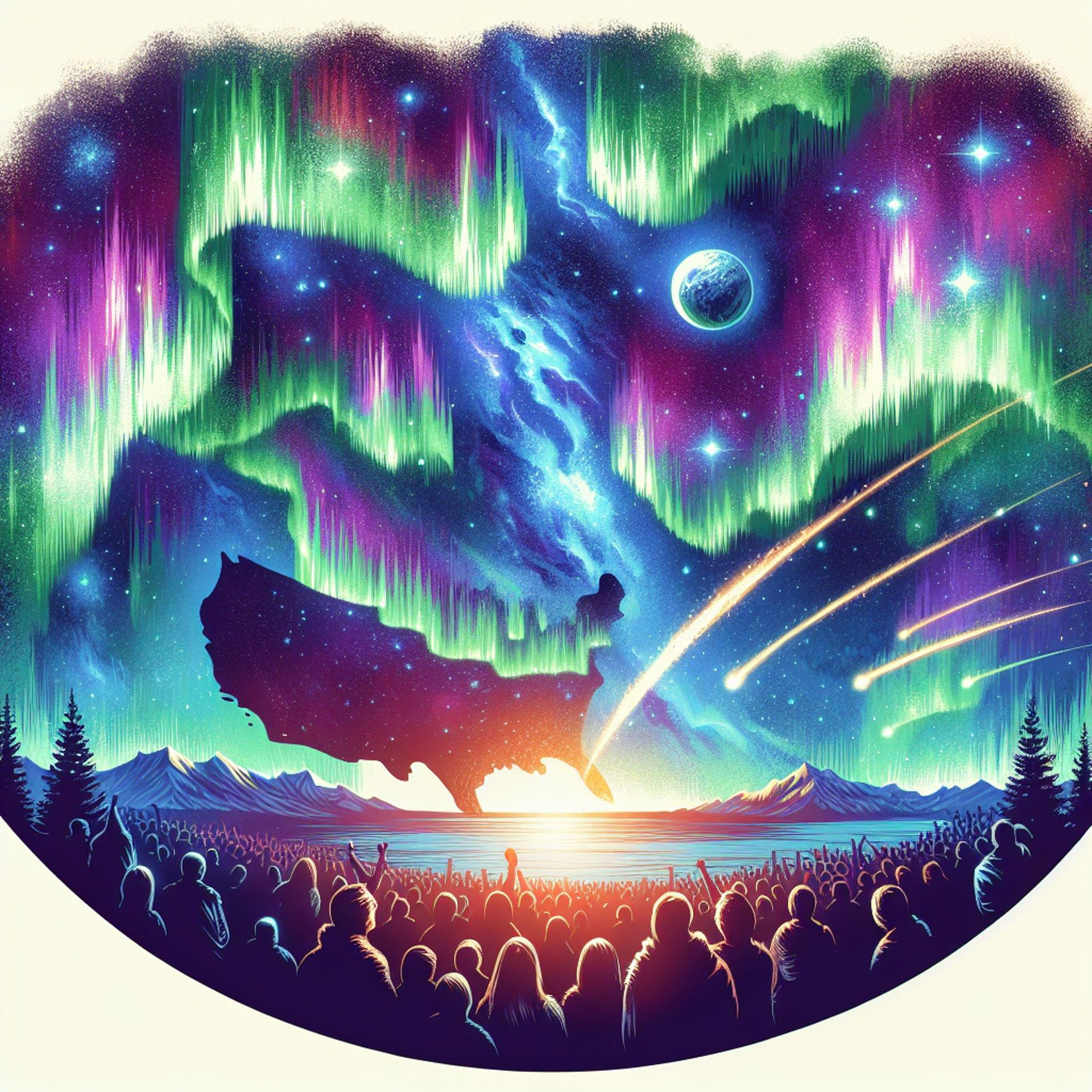 Banner for Brace Yourselves for a Cosmic Light Show: Geomagnetic Storm to Illuminate Northern Lights Across the U.S.!