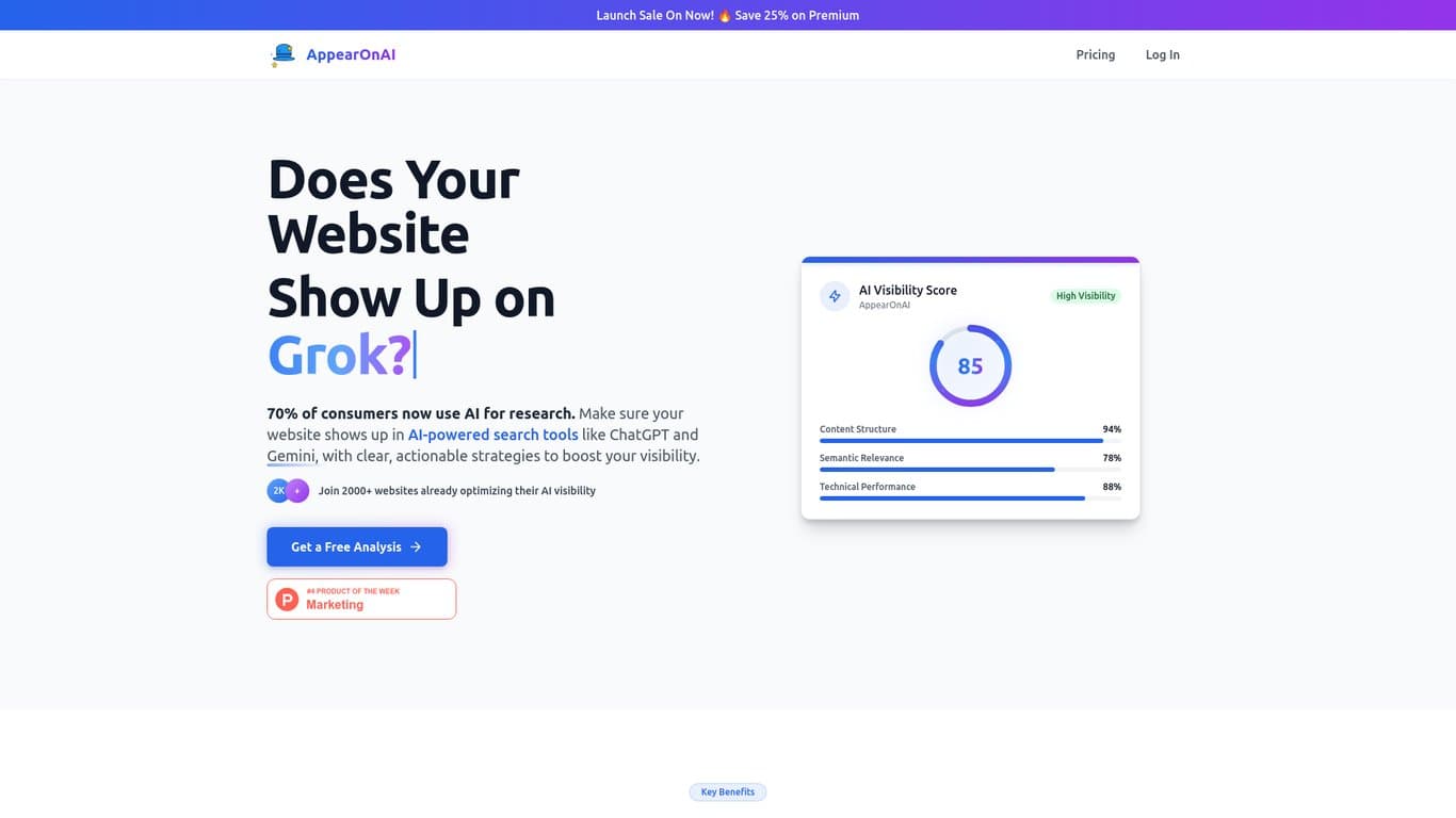 Appear On AI screenshot