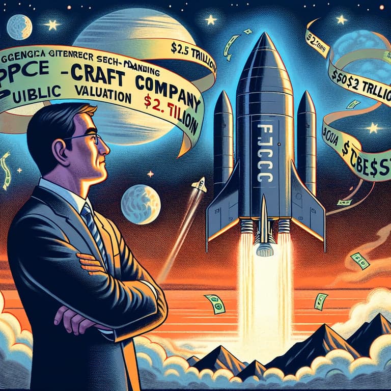 Banner for Elon Musk Plans to Launch SpaceX into the Public Stratosphere with $2.5 Trillion Valuation