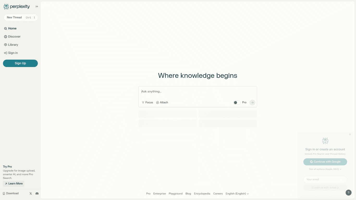 perplexity screenshot