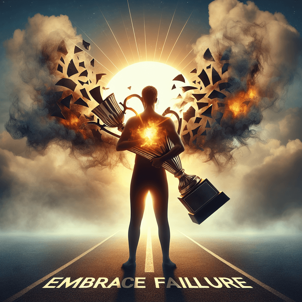 Banner for Embrace Failure: Instagram Post Inspires with Bold Message