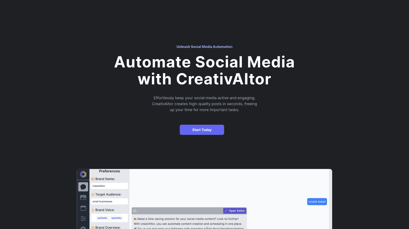 CreativAItor screenshot
