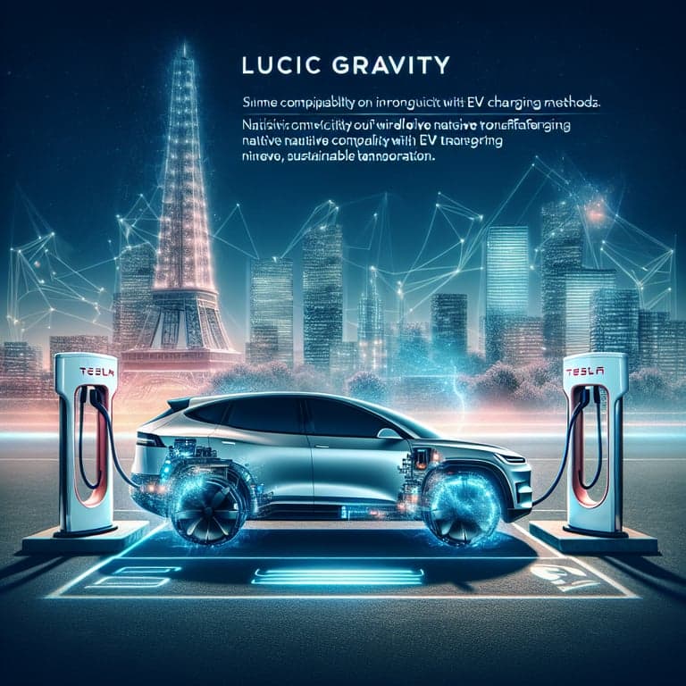 Lucid Gravity SUV to Revolutionize EV Charging with Native Tesla NACS Compatibility