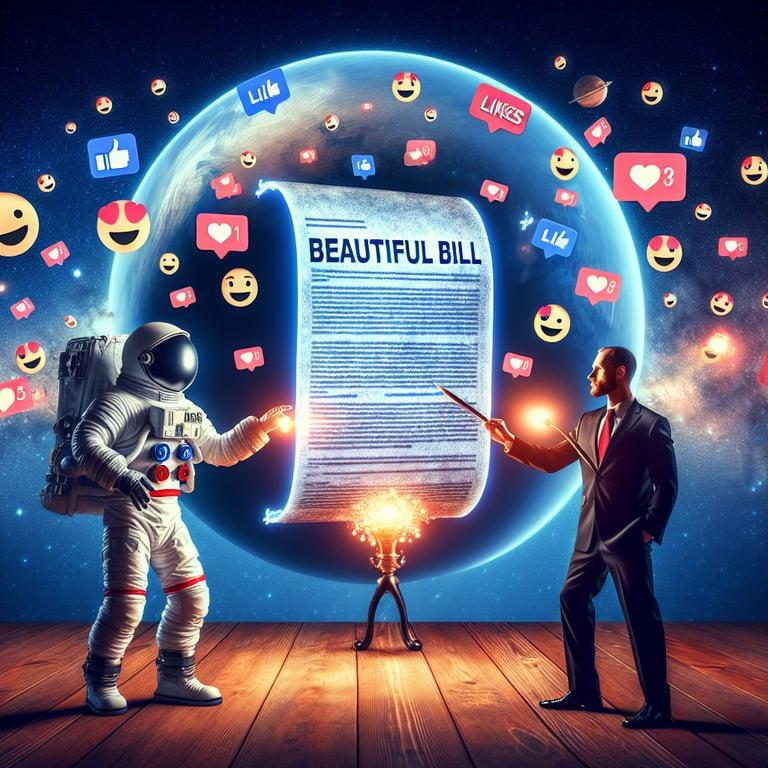 Banner for Elon Musk and Donald Trump Clash Over 'Beautiful Bill': A Social Media Spectacle