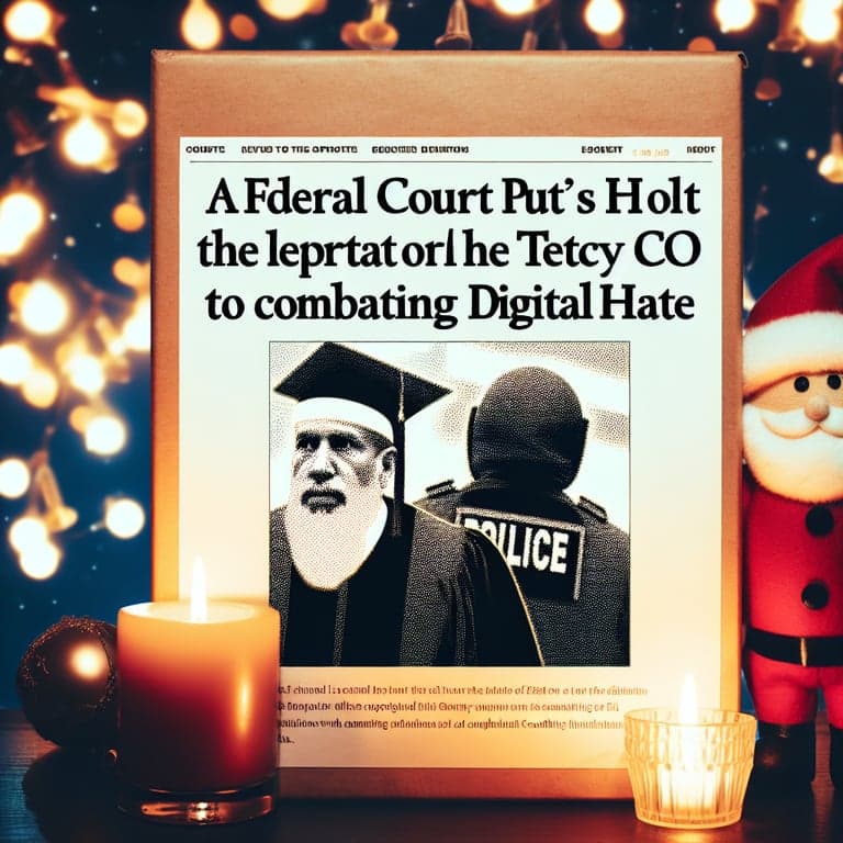 Banner for Federal Court Blocks Trump's Christmas Eve Deportation of Digital Hate CEO Imran Ahmed