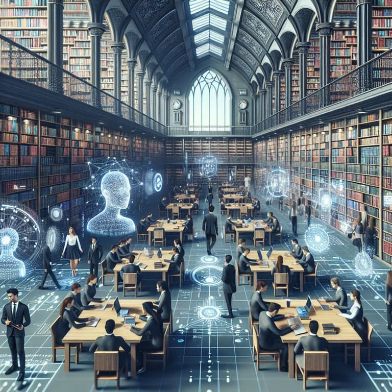 Banner for UChicago Law School Charts AI Course: Event at D'Angelo Law Library Highlights Legal Tech Innovations