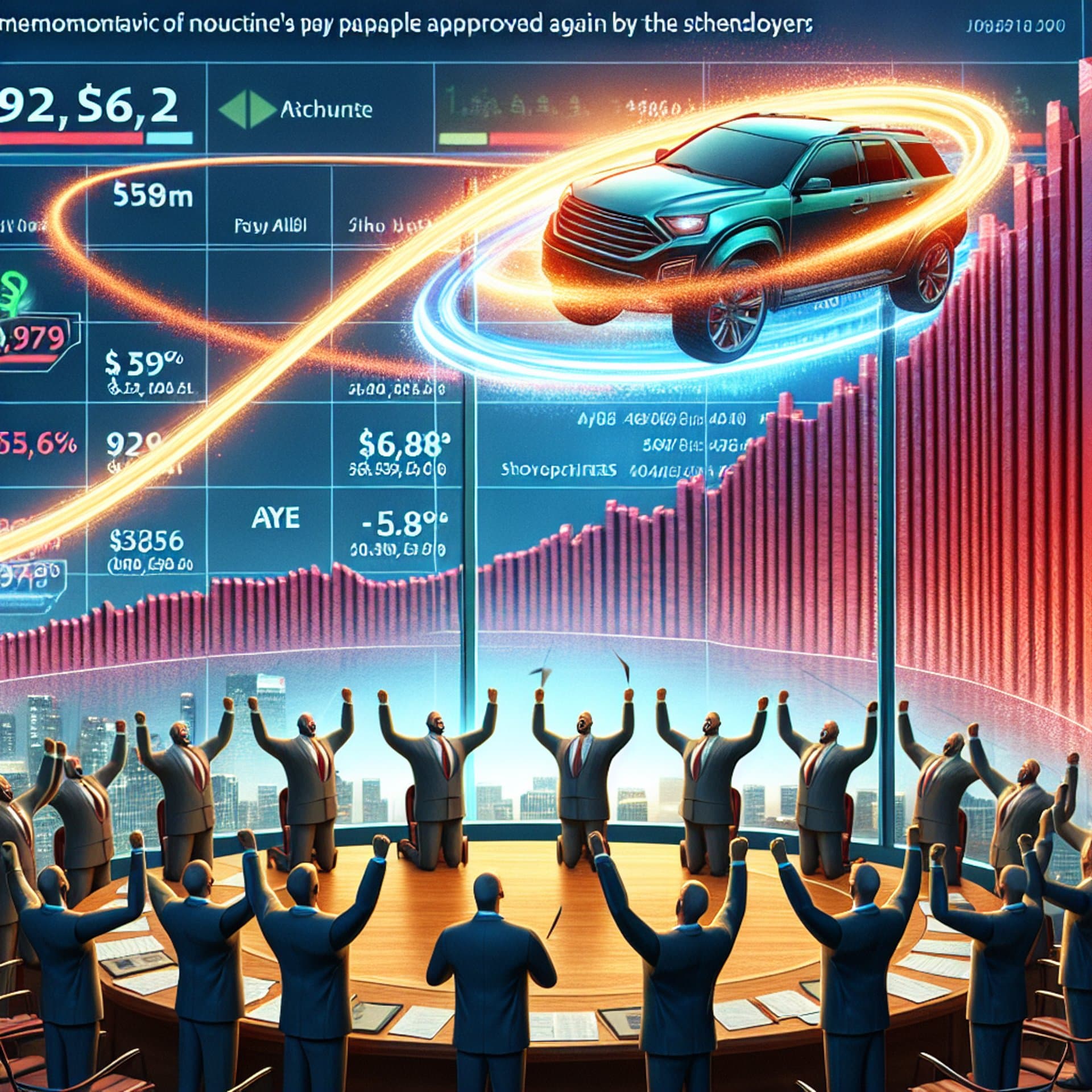 Banner for Elon Musk's $56 Billion Pay Boomerang: Tesla Shareholders Say 'Aye' Again!