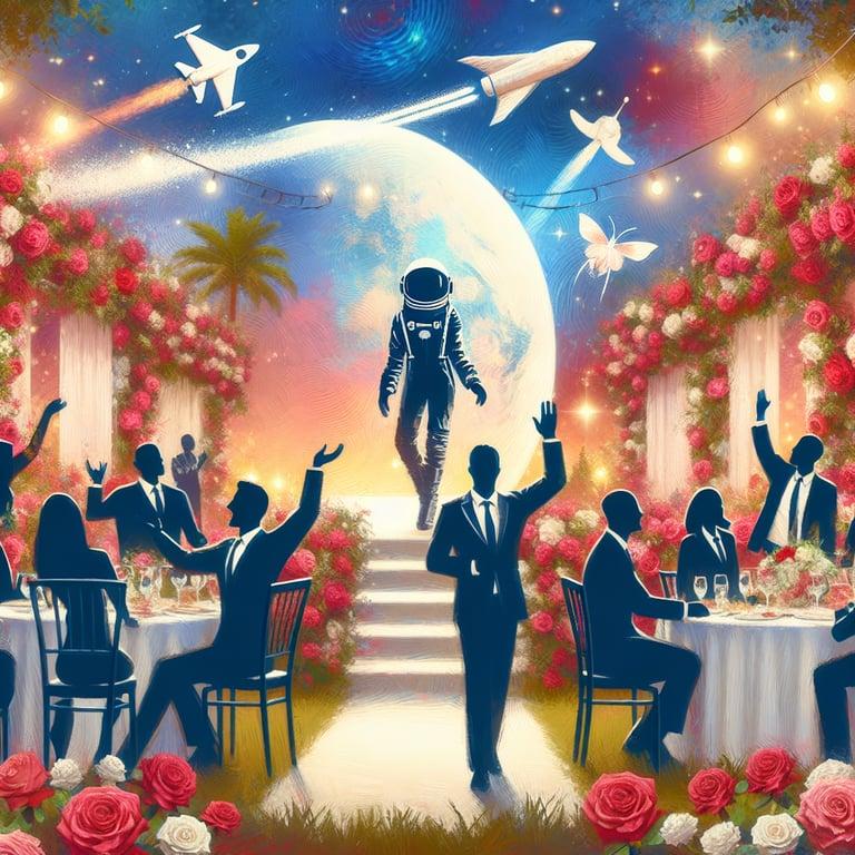 Banner for Trump Hosts Star-Studded Rose Garden Dinner: Where Was Elon Musk?