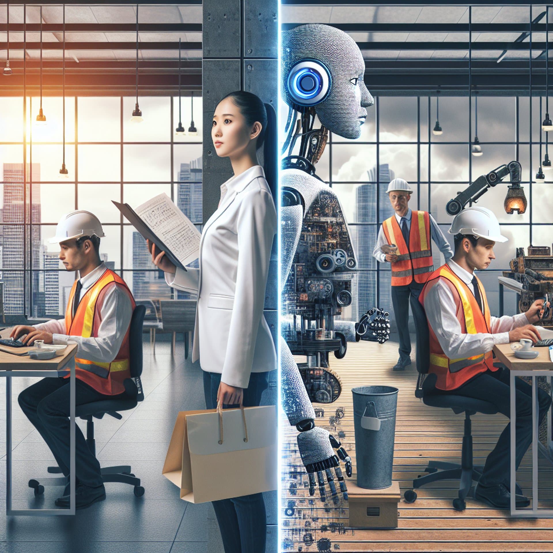 Banner for AI: Your New Coworker or Job Thief?
